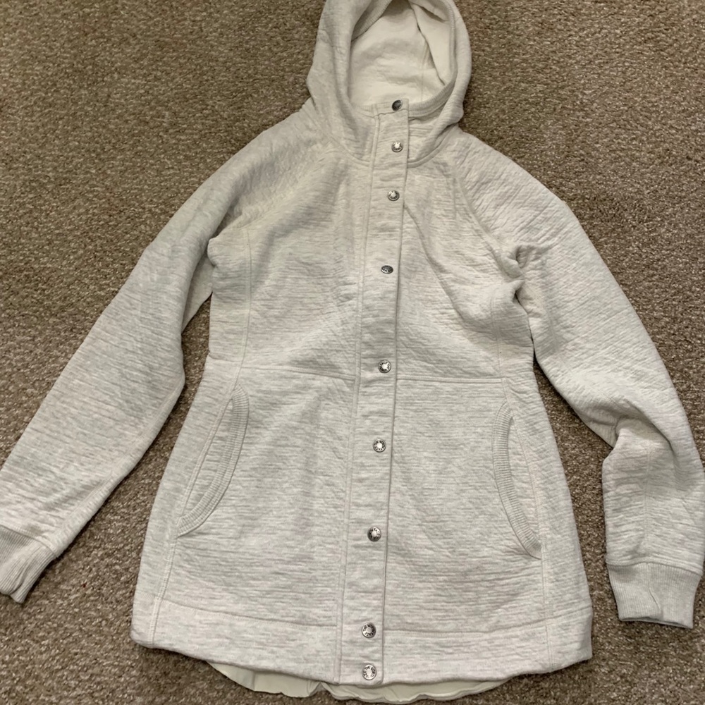 North Face Re-Source Snap Long Hoodie Jacket